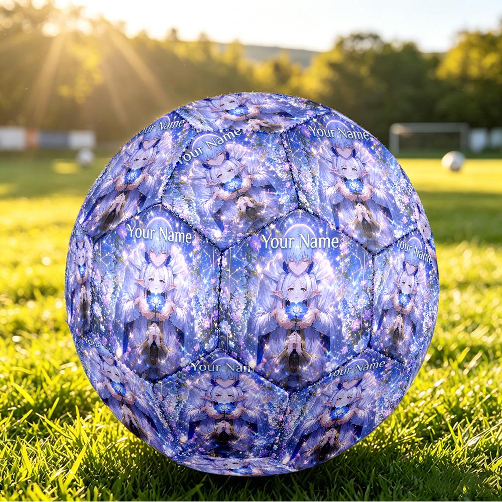 Size 5 FootballFrieren Beyond Journey's End Durable PU Soccer Ball for Sports Training Outdoor Competition