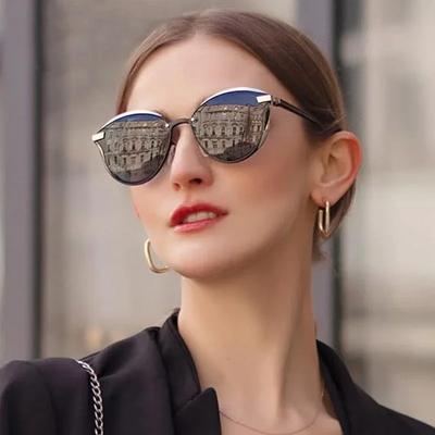 Polarized Sunglasses Women Luxury Round Sun Glass for Women Ladies Female Shade Lunette De Soleil Femme