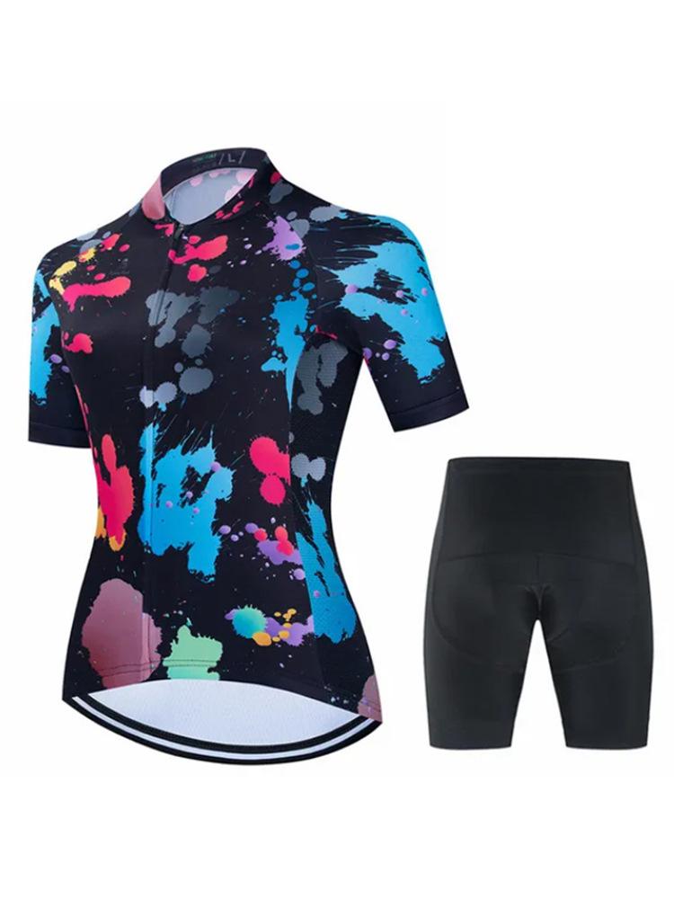2026 Summer Breathable Cycling Suit, Spring Outdoor Sports  , Bicycle Women's Short-sleeved Overalls Suit, Simple, Breathable and Comfortable