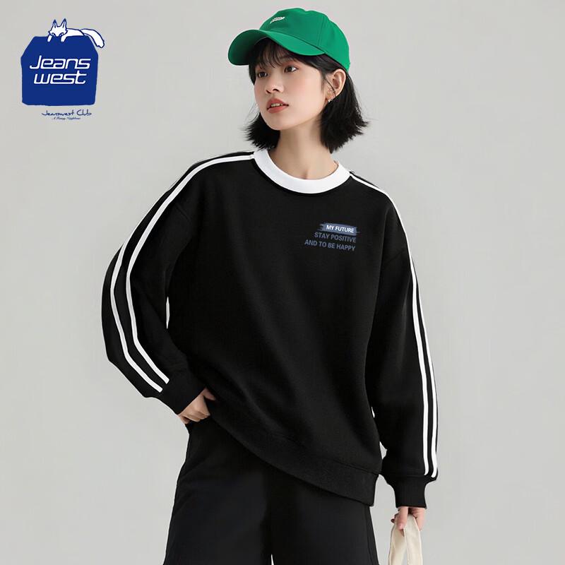 JEANSWEST CLUB Women s Graphic Long Sleeve Sweatshirt S