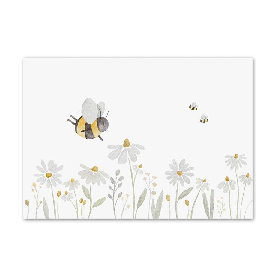 Cartoon Animal Print Canvas Posters Children's Room Home Decoration Living Room Mural Wall Painting Nursery Decoration Poster