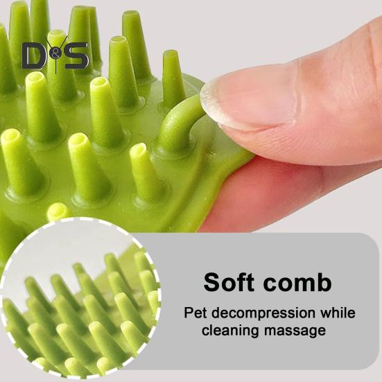 1/2Pcs Multifunctional Cat Self-Care Brush with Adjustable Strap Table Leg Mount Kitten Self Grooming Brush Soft Bristles Pet Scratcher Massage Comb