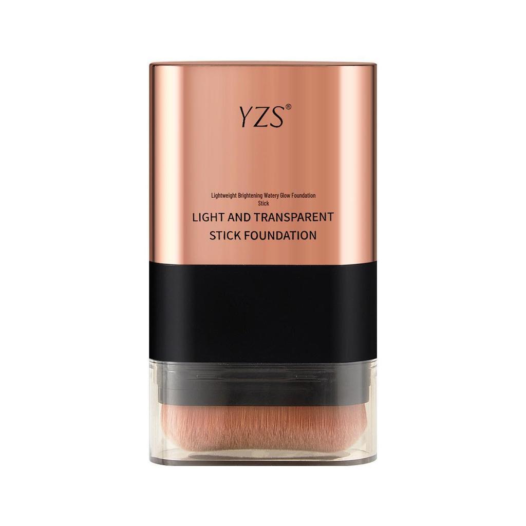 Lightweight Brightening Foundation Stick: Long-lasting, Smooth Coverage with a Natural Finish, Blemish-concealing, No Caking.