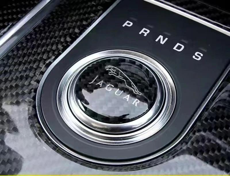Car Interior Gear Console Cover Emblem Badge Stickers Accessory For Jaguar X S F XF XE XJ XK XEL XFL XJL XJ6 XJS XKR XFR F-Type PP20