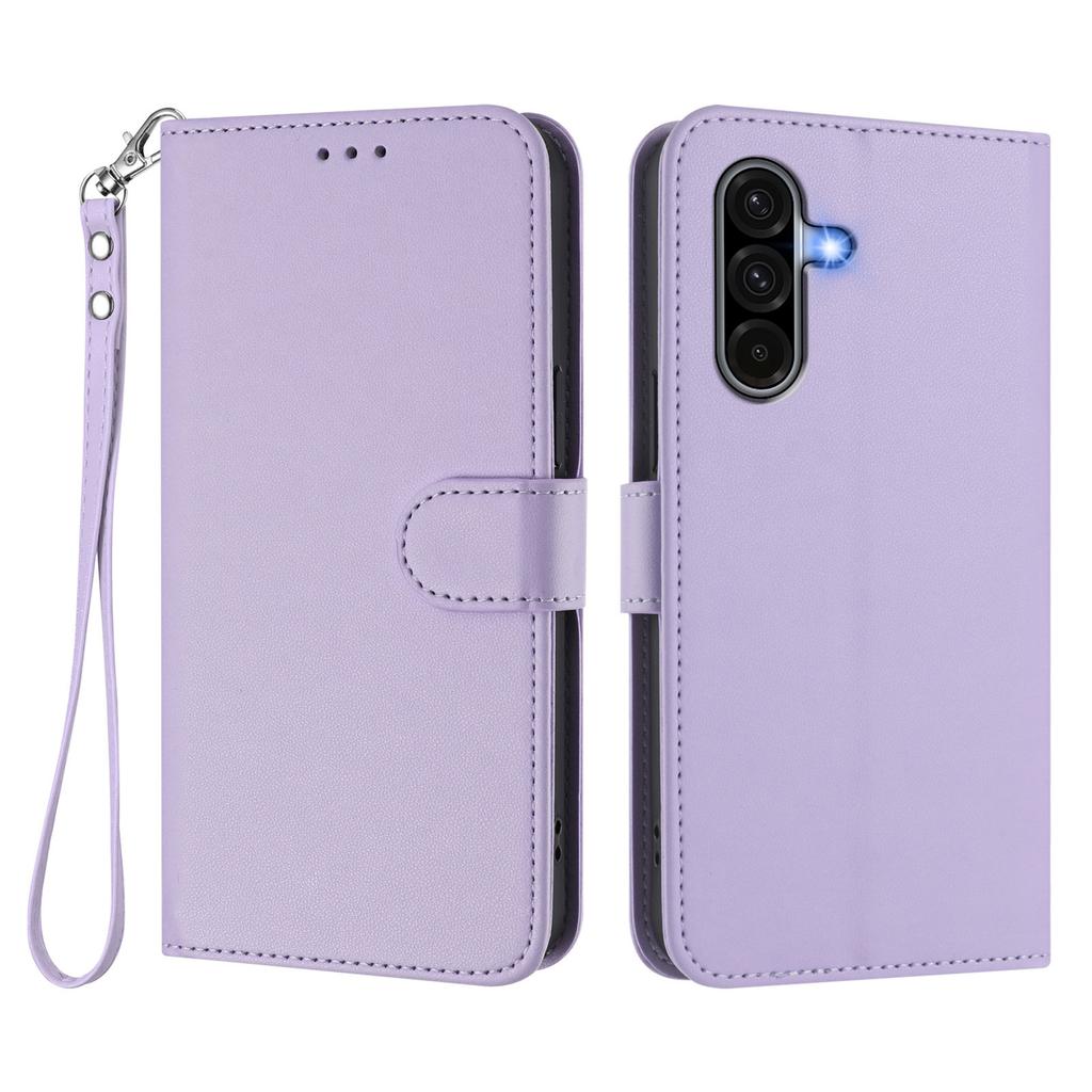 For Samsung Galaxy A36 5G Leather Case Wallet Stand Phone Cover with Wrist Strap