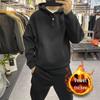 Men's High-End Velvet Outdoor Sports Hoodie: Skin-Friendly, Comfortable Pullover Jacket for Autumn/Winter 2025