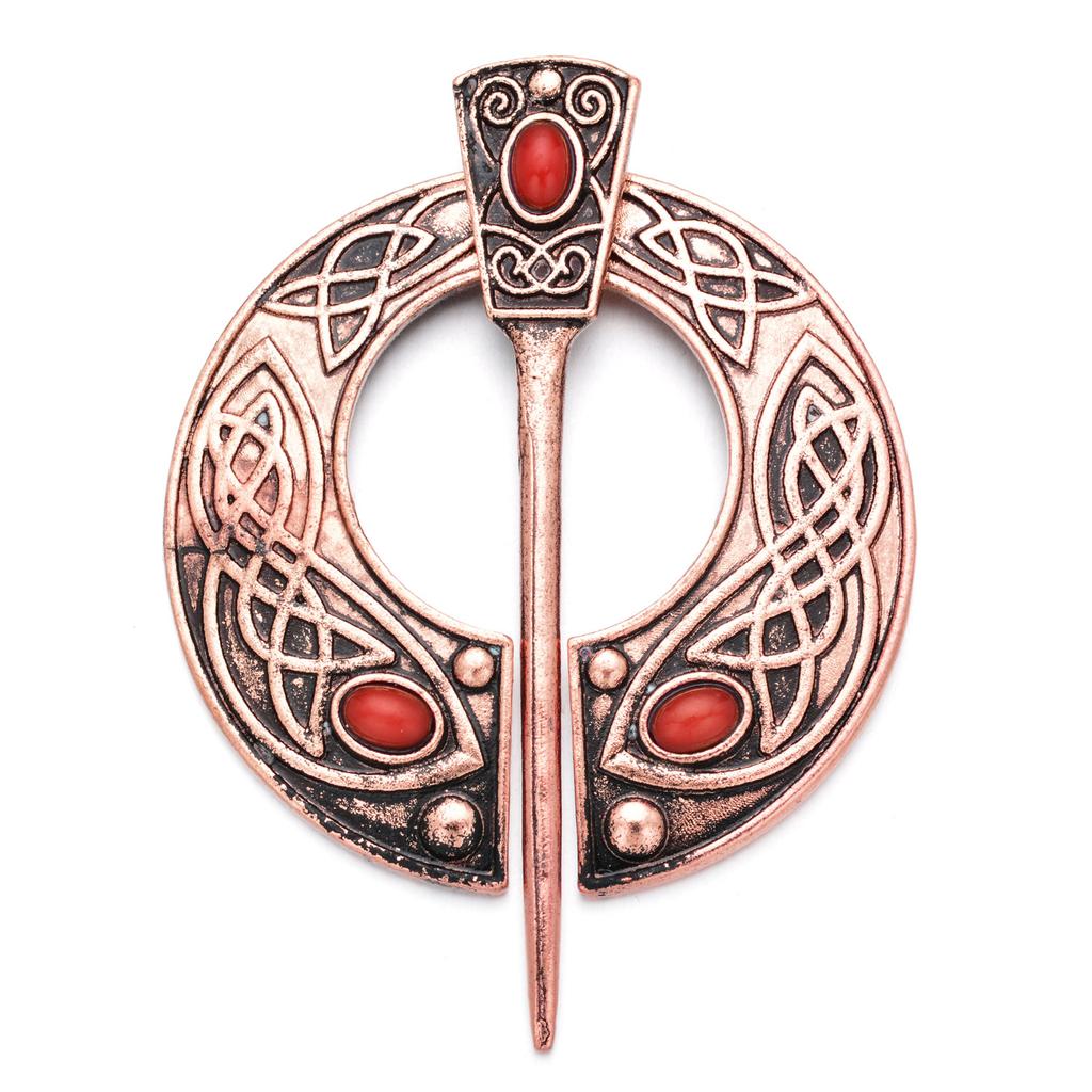 Vintage Viking Style Metal Brooch Creative Pin Clasp Jewelry