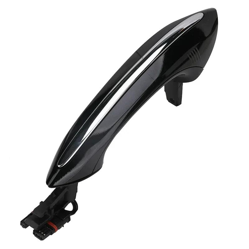For BMW 5 6 7 Series F07 F10 F11 F06 F12 F13 F01 F02 4X Black Outer Outside Exterior Comfort Access Door Handle Set 51217231931