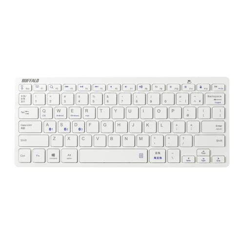 

[USED] Buffalo Ultra Slim Bluetooth Wireless Keyboard for iOS/iPadOS/Android/Mac/C