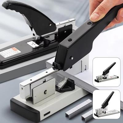 Up To 210 Pages Heavy Duty Stapler Labor-Saving Paper Binding Stapler  Office School Use