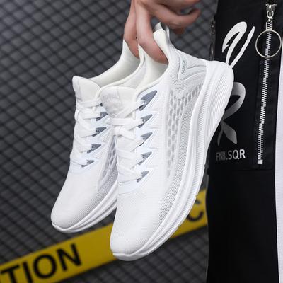 Men's Shoes Summer New Men's Little White Shoes Simple and Fashionable Thick-soled Lightweight Low-top Sports Shoes