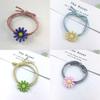 Beautiful Ins Women Daisy Hair Rope Headband With High-elastic Korean Rubber Band