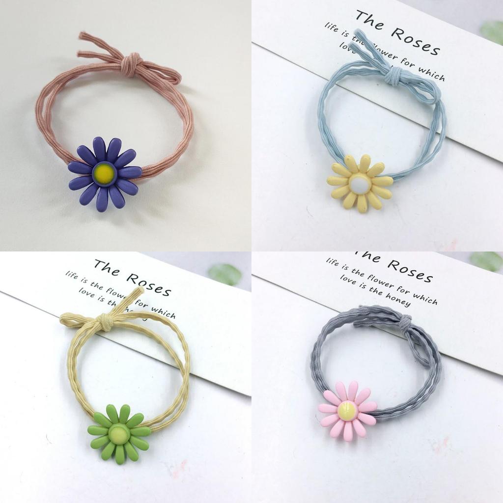 Beautiful Ins Women Daisy Hair Rope Headband With High-elastic Korean Rubber Band