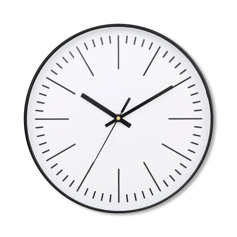 12 Zoll 30CM Leise Wanduhr, Kreativ und Modisch, Dreidimensionale Digitale Minimalistische Uhr für Zuhause Wohnzimmer