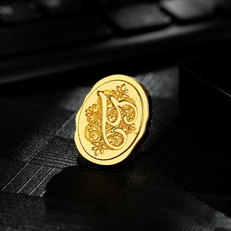 Retro Sealing Wax Stamp Head 26 Letter A-Z Alphabet Seals Stamp Set Tools Post Decor Antique Alloy Seal Head Wedding Craft Gift