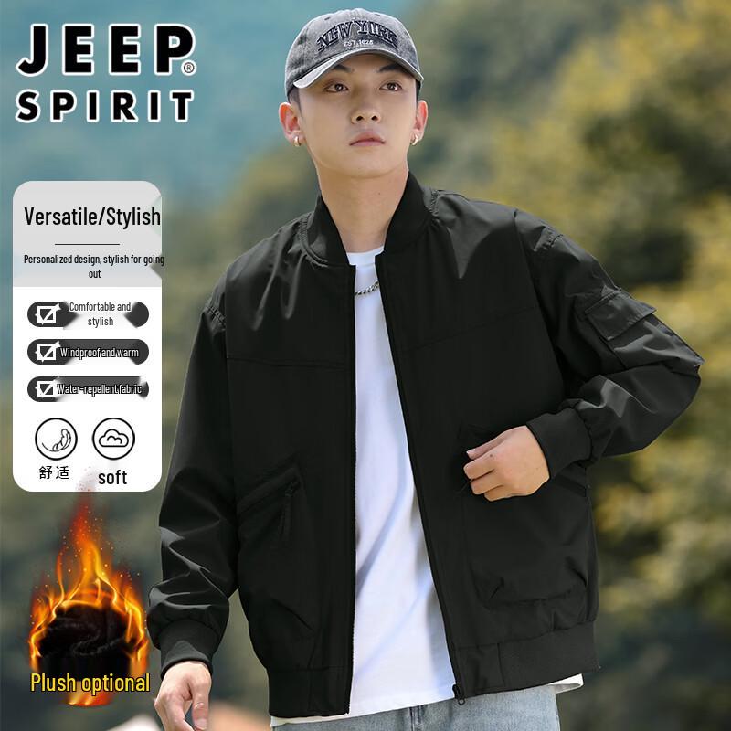 

JEEP SPIRIT Men s Outdoor Windproof Bomber Jacket M