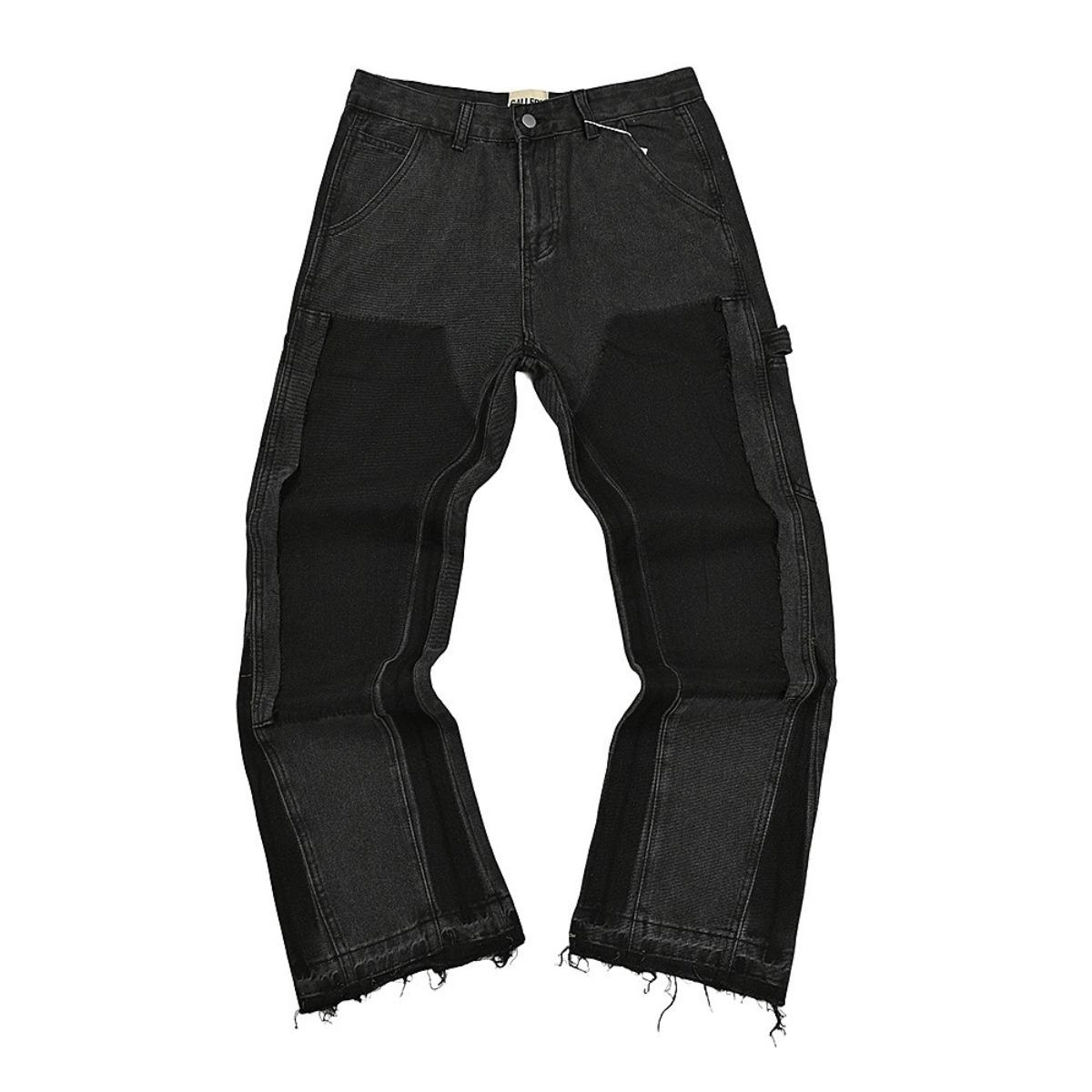 FlowStreet Denim Bell-bottoms Washed And Worn