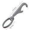TC4 Titanium Zinc Zinc Alloy Backpack Pendant Key Rings Can Opener Bottle Opener Keychain Beer Bottle Opener
