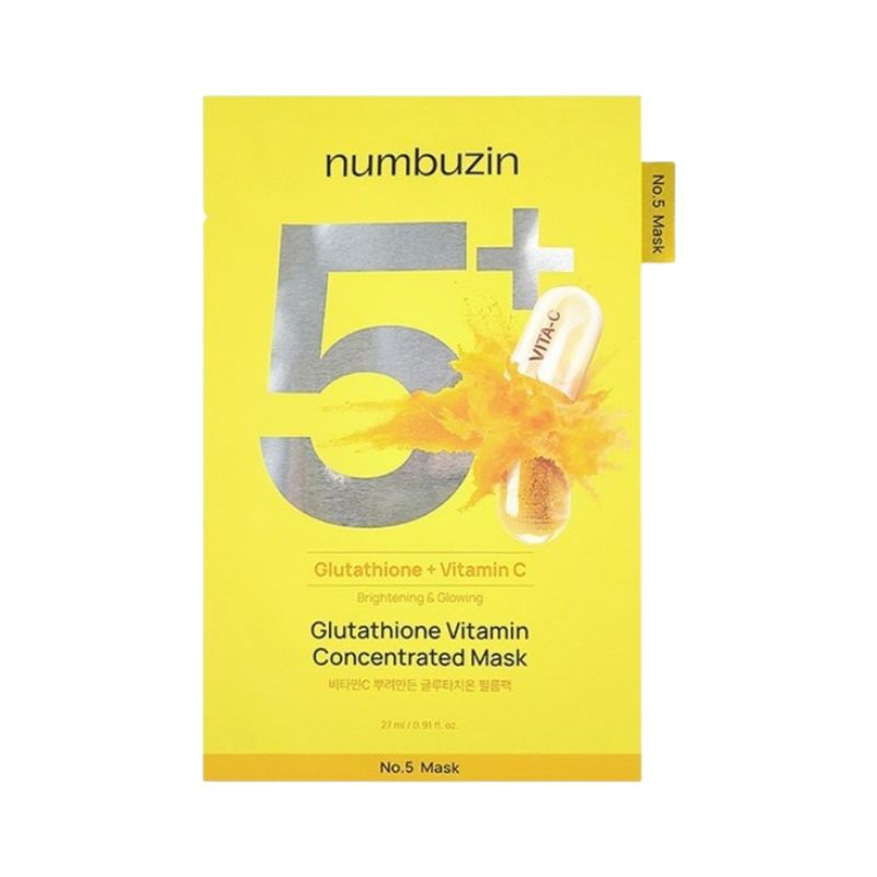 

Числа в 5 Витамин С-инфузированный Глутатион Пленочный Пакет (10-листовой) 27ml 10pcs