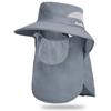 Summer Bucket Hat UV Protection Couple Shawl Fishing Hats Hollow Mesh Sun Protection Big Brim Caps Face Sunscreen Climbing Cap