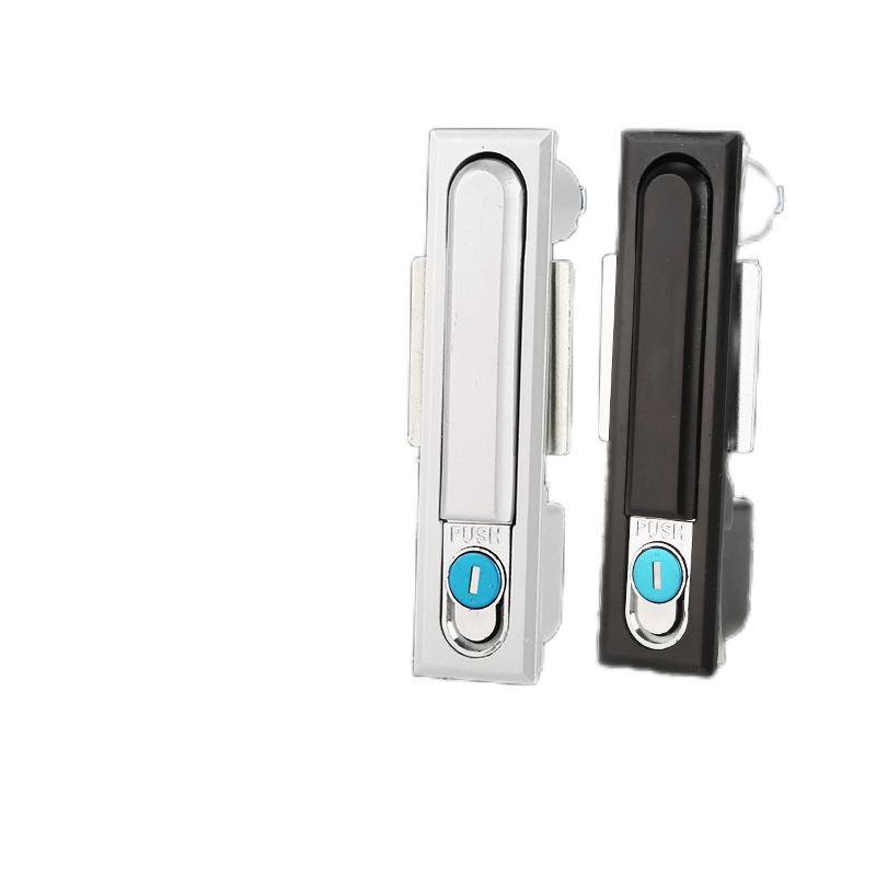 Cabinet Electrical Control Cabinet Lock MS490 Lock Cabinet Electrical Cabinet Lock MS818 High-voltage Switch Cabinet Door Lock (Black,Zinc Alloy&Stainless Steel Door&Door Lock)