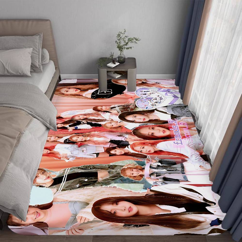 Fromis_9 Kpop Girl Group Hallway Carpet Non-Slip Laundry Room Mat Laundry Decor Balcony Child Living Room Toilet Rug