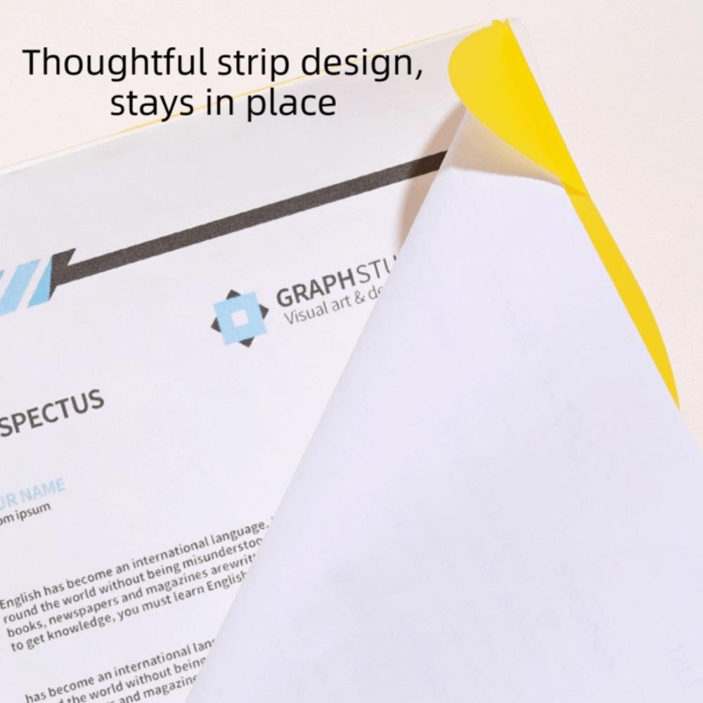 Waterproof A4 Document Organizer Angled-cut Student File Folder Stationery