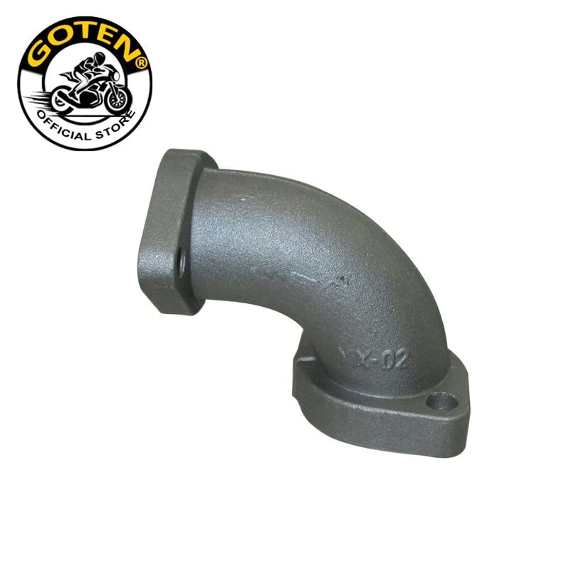 Goten Intake Manifold Pipe 27mm  angled 30° for 125cc 140cc Pit Dirt Bikes
