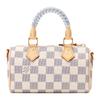 Louis Vuitton Borsa a Spalla, Borsa a Tracolla, Borsa a Mano da Donna NANO SPEEDY in Tela Rivestita, Beige N40918