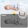 3.5 Inch Baby Nanny Security Camera Auto Night Vision Video Surveillance Cam  Motion Detection