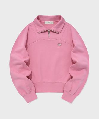 FALLETT Half Zip Sweatshirt Pink