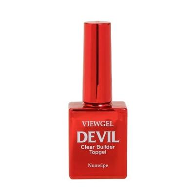Viewgel Devil Top Gel Non-Wipe Nail Overlay Clear 10ml