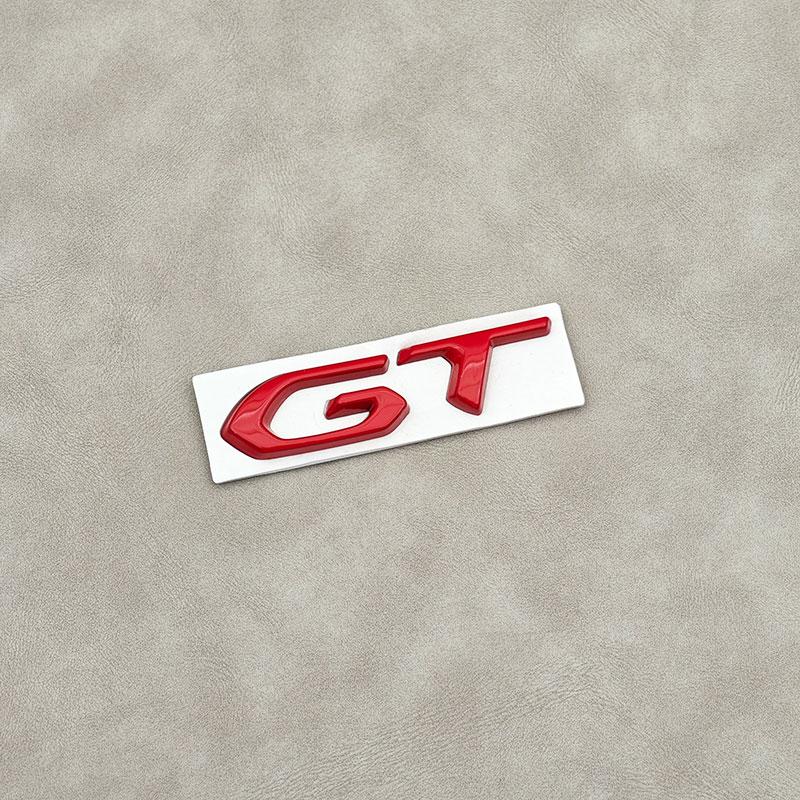 3D Metal GT Logo GT Line Badge Car Rear Trunk Sticker Emblem For Peugeot 308 407 106 205 206 208 108 406 408 306 Accessories