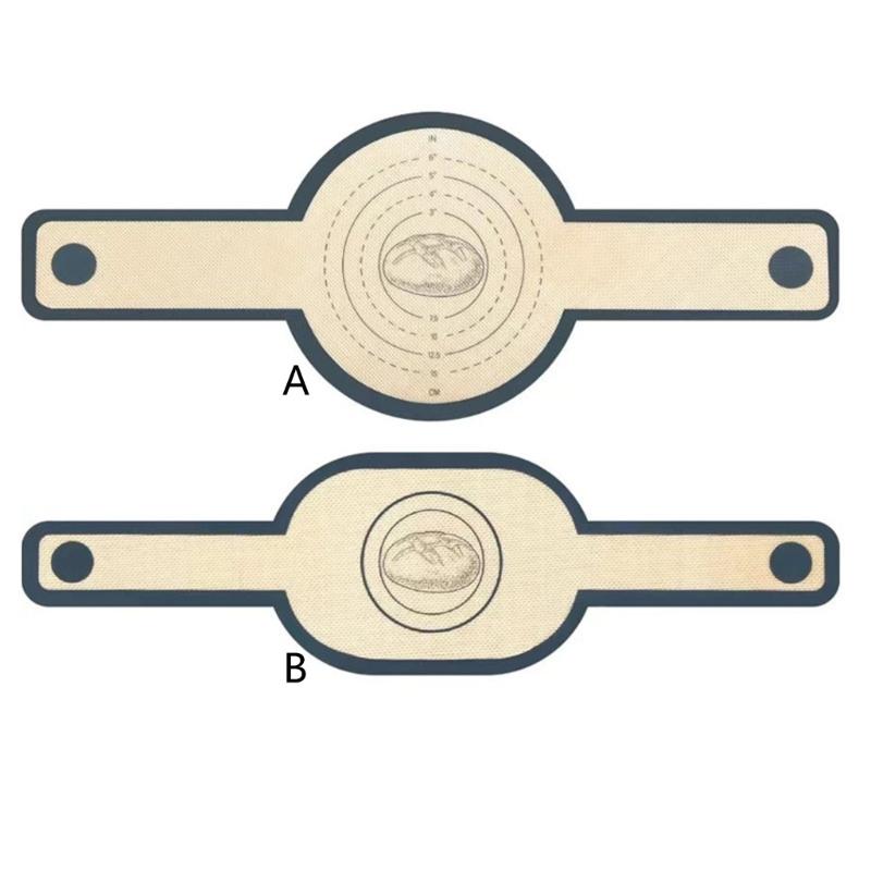 Convenient and Safe Bread Transfer Practical Bread Transfer with Long Handle Silicone Bread Slings Dutch Ovens Liner