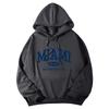 New casual sports sweater fleece hooded sports sweater men's and women's autumn and winter sports fashion