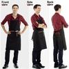 Unisex Adjustable Neck-Hanging Apron with Custom Logo for Coffee Shop and Catering