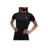 On Plain Logo Printed Pullover Short Sleeve T-Shirt Women Tops Black 1WE10580553