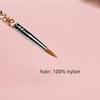 Nail Art Brush Nail Brush for Nail Art for Home Use and Professional Nail Salon Gel Nail Art Brush Clear Acrylic Handle