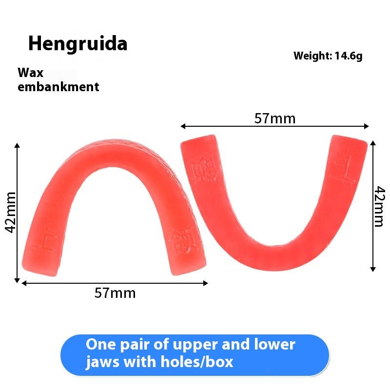 1 Pair U-Shape Dental Rim Model Base Plate Wax Hard And Soft Occlusal Wax Denture Casting Bite Block Dentistry Lab Material