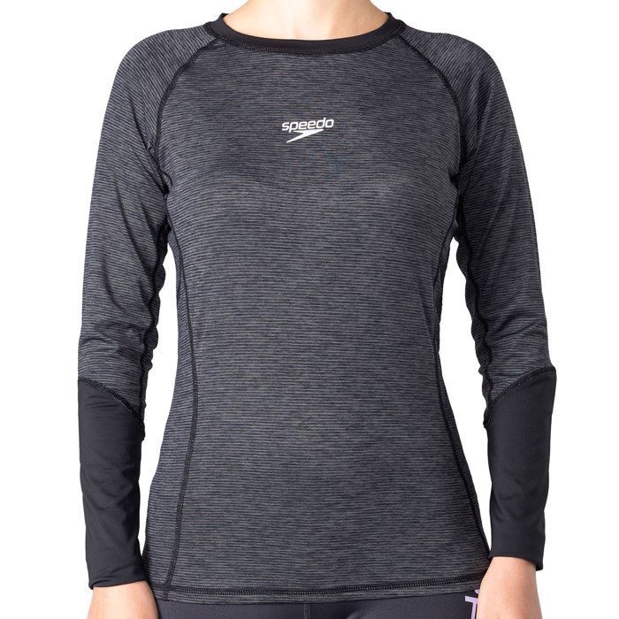 Rashguard - SPEEDO - Casual Femme - Manches longues - UPF 30+ - Tissu à séchage rapide