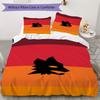 Set Copripiumino con Fantasia A.S. Roma Federa Decorazione per la Casa Regalo di Compleanno (1 * copripiumino + 2 * federe senza imbottitura)02