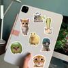 100/1000Pcs Funny Cute Cat Meme Animals Stickers Kawaii Decals Scrapbooking Notebook Luggage Laptop Skateboard Sticker Toy