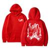 Rock Band Korn Graphic Hoodie Unisex Oversized Streetwear Man Vintage Hoodies Unisex Fleece Cotton Sweatshirt Branded Unisexs Clothing