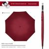 Golf Umbrella, Reinforced, Wind-Resistant, Enlarged, Thickened, Automatic, Portable, Black-Coated, Sunshade, Sun Protection, Dual-Use for Sun and