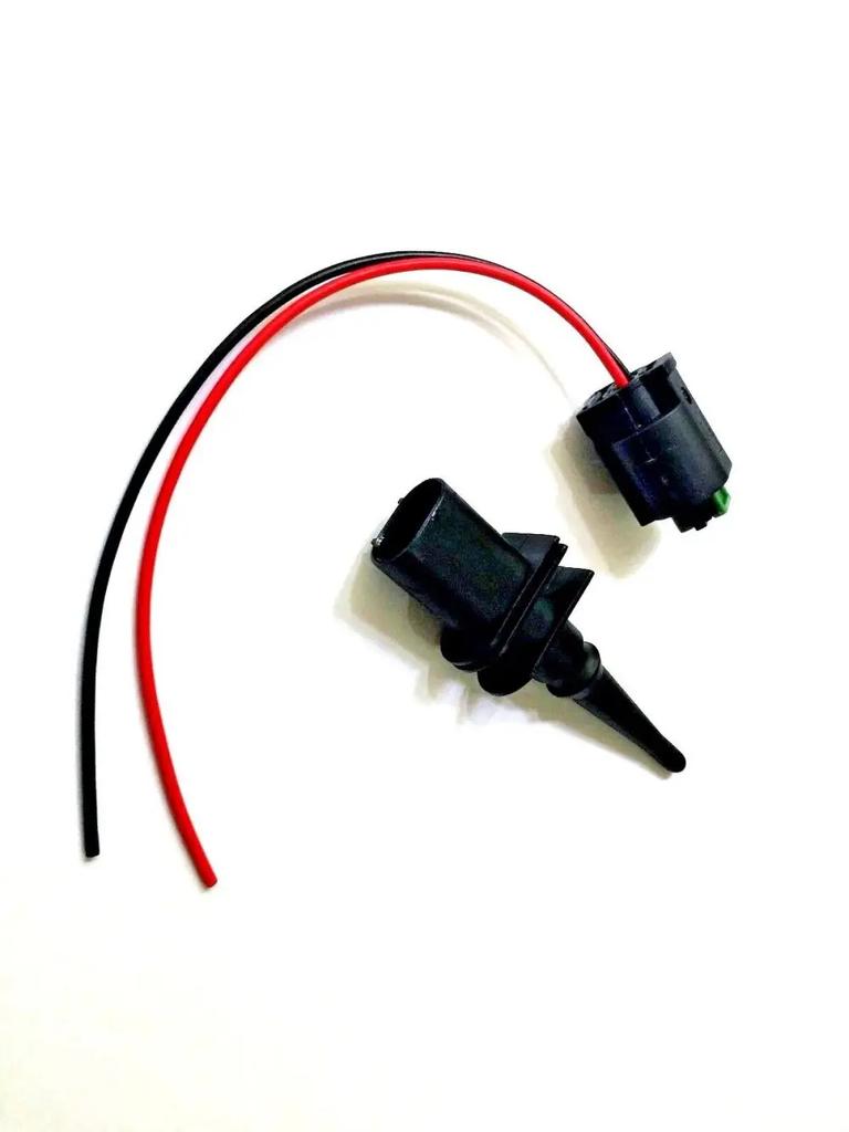 Temperatursensor Außenlufttemperatursensor Mit Steckverbinder Für BMW 1 3 5 6 7 Serie X1 X3 X5 X6 Z4 Z8 Mini