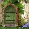 Cancello Elfico in Legno Miniature Cancello delle Fate Cancello Bambola Fatata Durevole Desktop