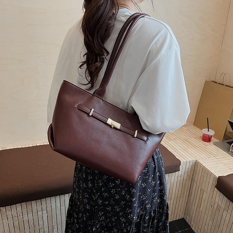 Hand-held Vegetable Basket Bag New Women's Retro Underarm Women's Tote Bag Commuter Fashion Shoulder Bag