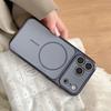 For Magsafe Plating  Magnetic Phone Case For iPhone 17 16 15 14 13 Pro Max Solid Color Shockproof Glossy Hard Cover Funda