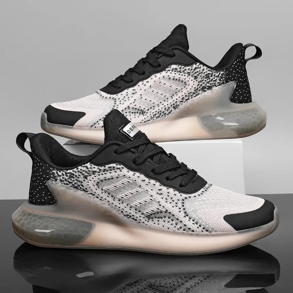 

Весна и Осень Новая Мужская Повседневная Обувь Модная Удобная Дышащая Обувь Уличная Противоскользящая Подошва Сетка Мужские Кроссовки 44 чёрный