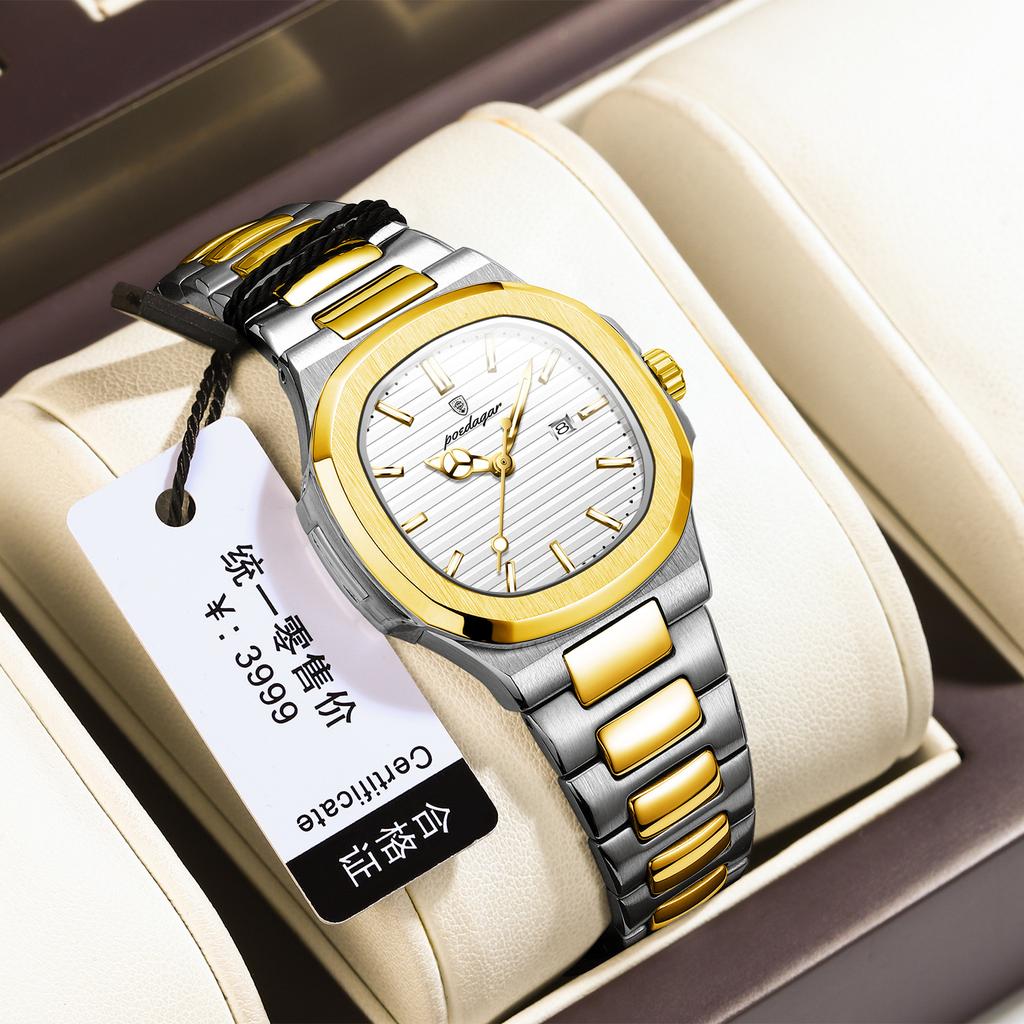 Luxe Dameshorloge Ultra-dun Lichtgevend Kwarts Horloge
